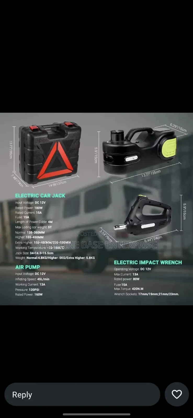 Power Electric Car Jack