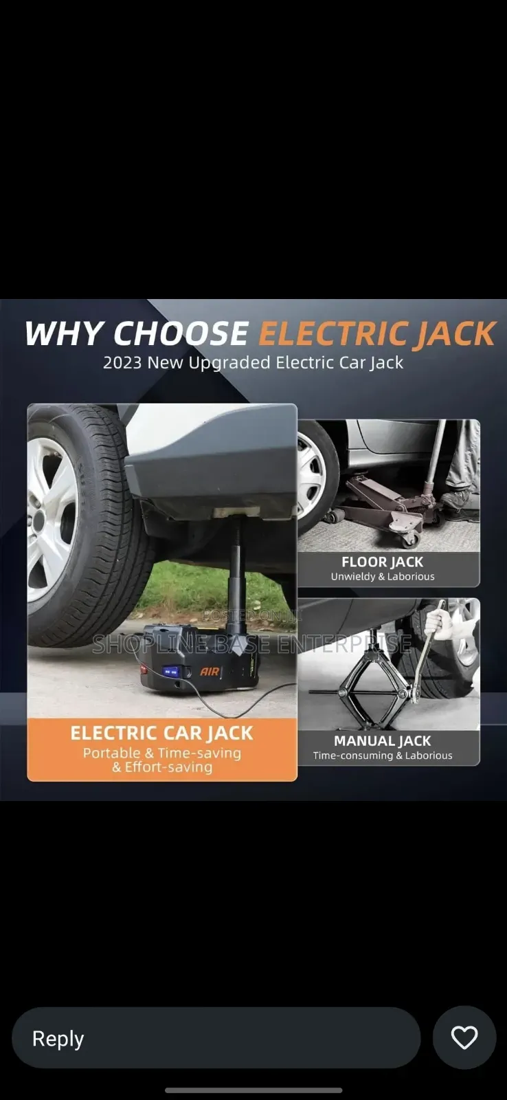 Power Electric Car Jack