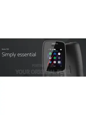 New Nokia 106 Black
