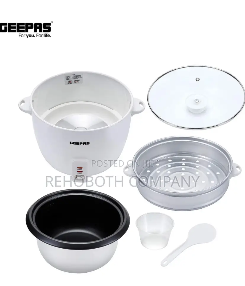 Geepas Rice Cooker Steamer 2.8 Liters