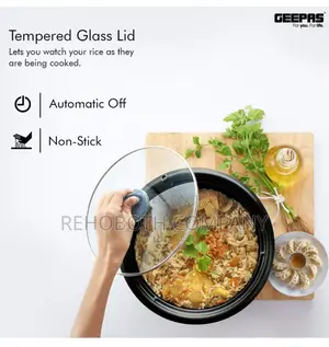 Geepas Rice Cooker Steamer 2.8 Liters