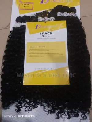9 in 1 Pack (Darling) Wet Curls Hair Extension