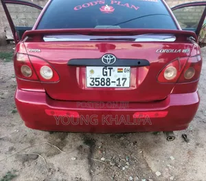 Toyota Corolla 2007 Red