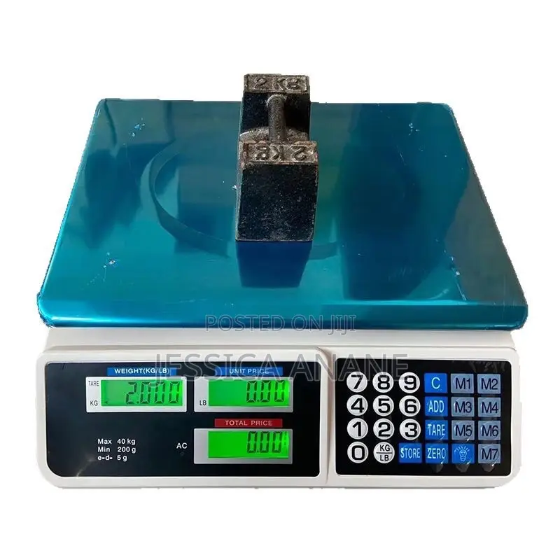 Digital Pricing Scale 40kg Max Weight