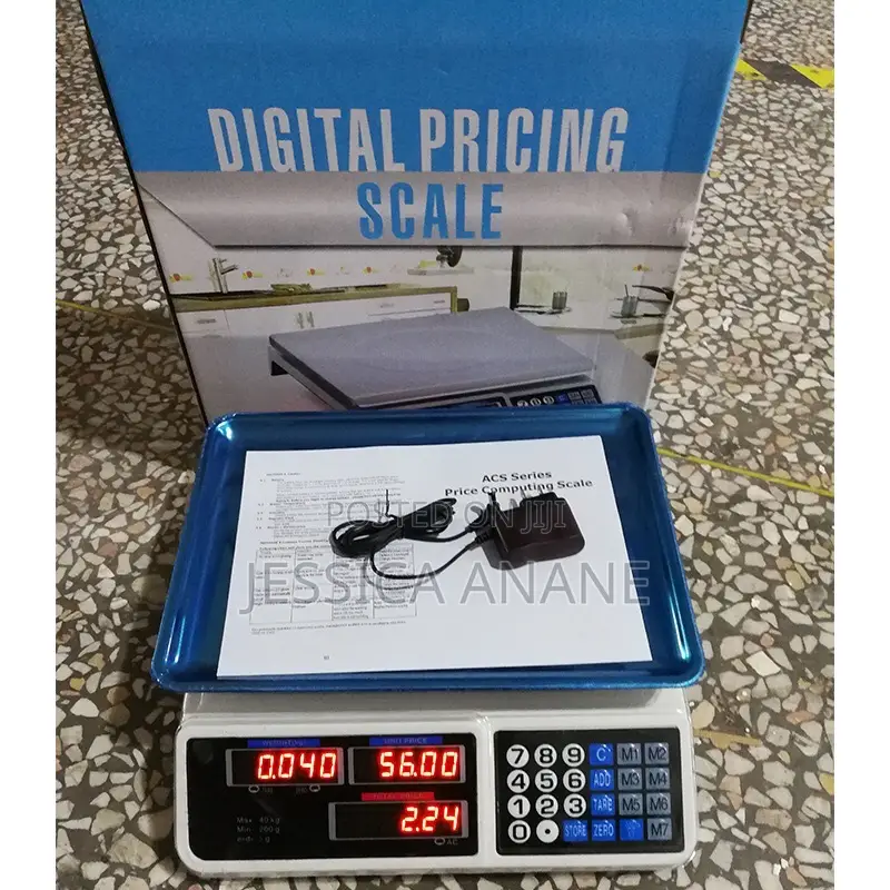 Digital Pricing Scale 40kg Max Weight