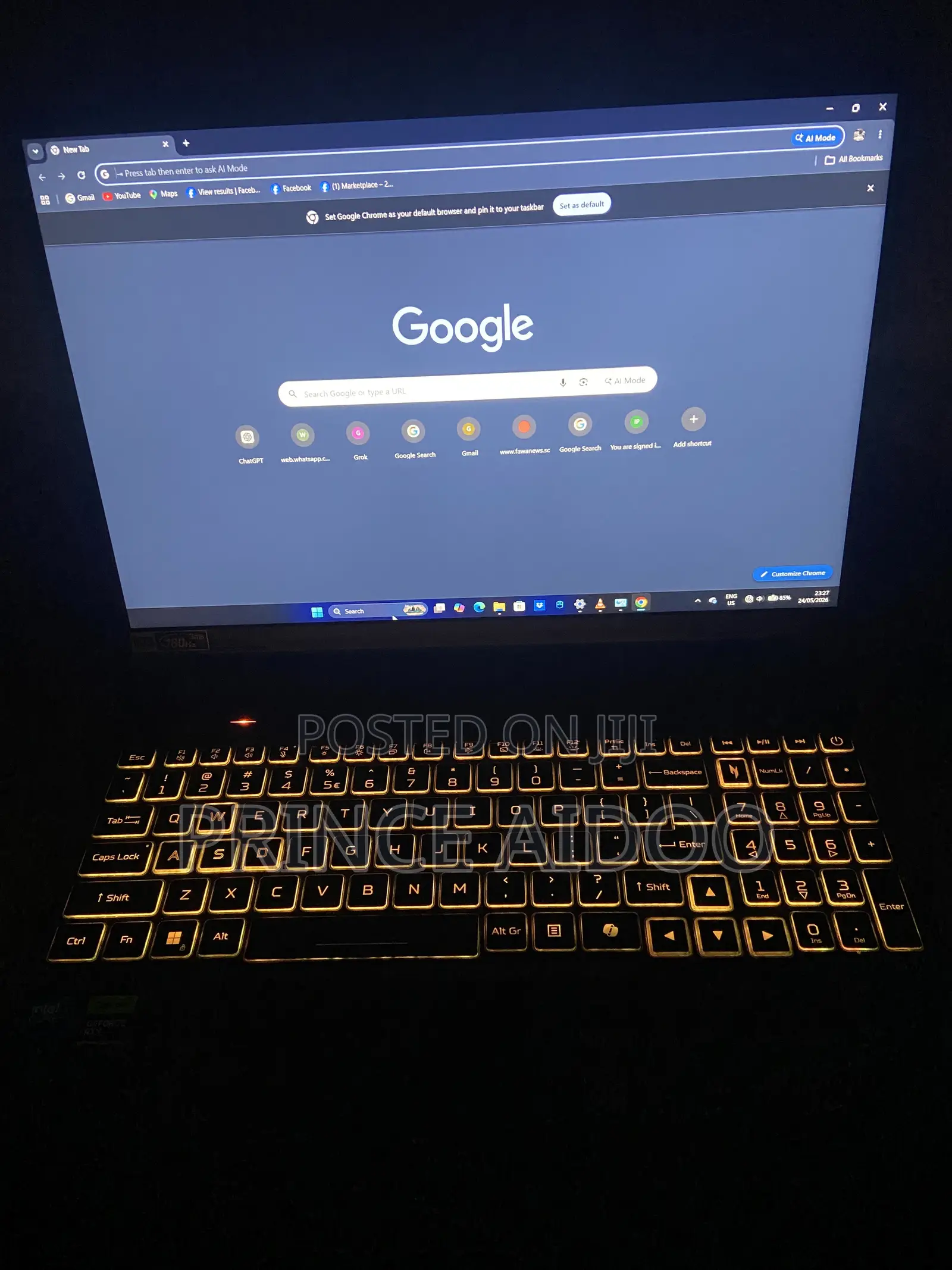 Laptop Acer Nitro 5 16GB Intel Core Ultra 7 SSD 1T