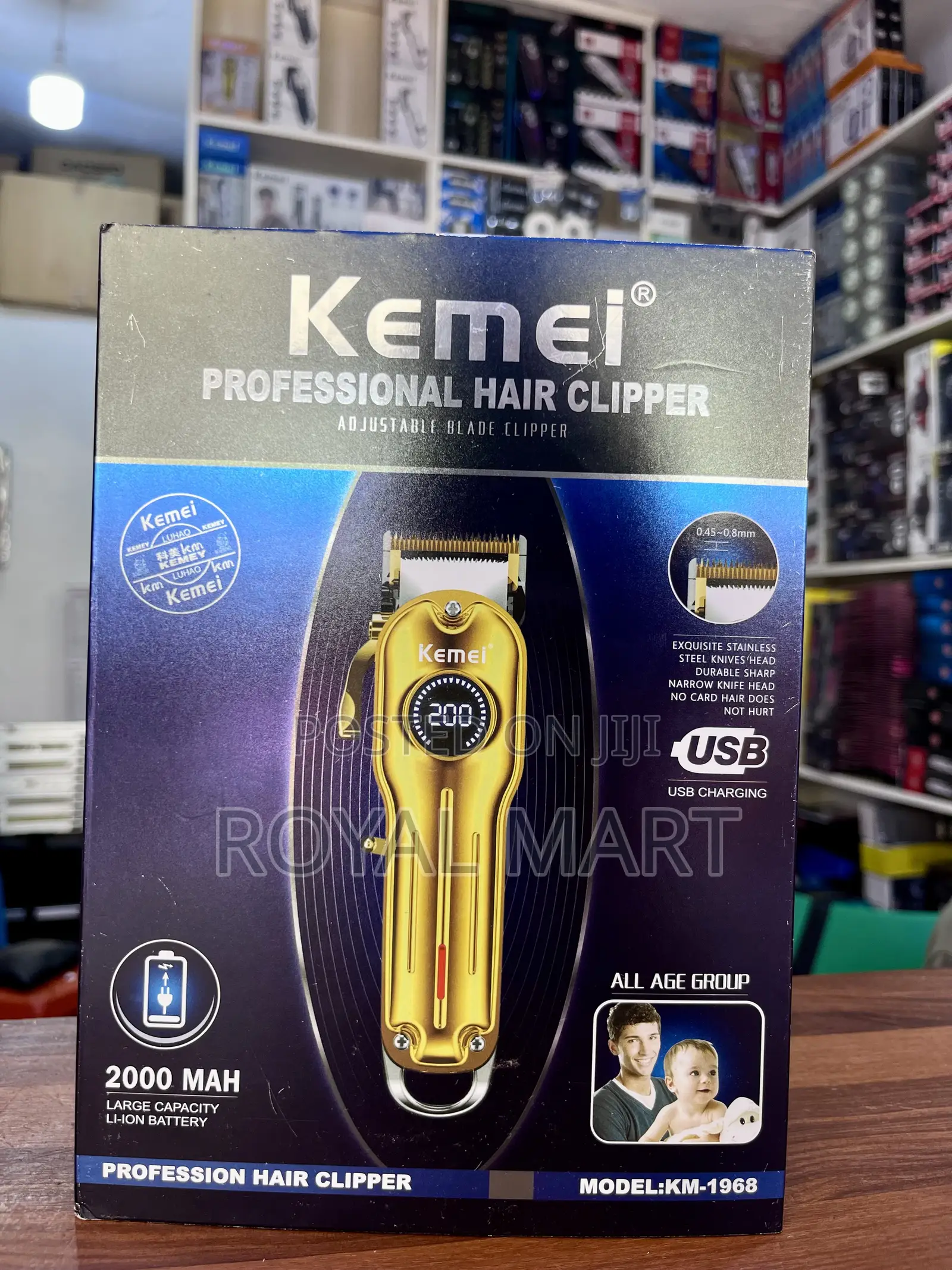 Kemei Gold Professional Hair Clipper