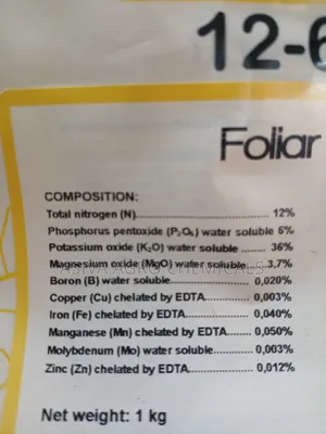 Folicat NPK 12-6-36 Fertilizer