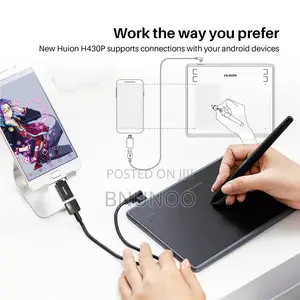 Huion Inspiroy H430p Battery Free Pen Tablet