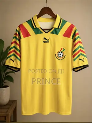 Original Classic Retro Ghana Jersey Availablev