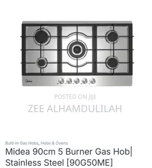 Midea 5 Burner Gas Oven Stainless