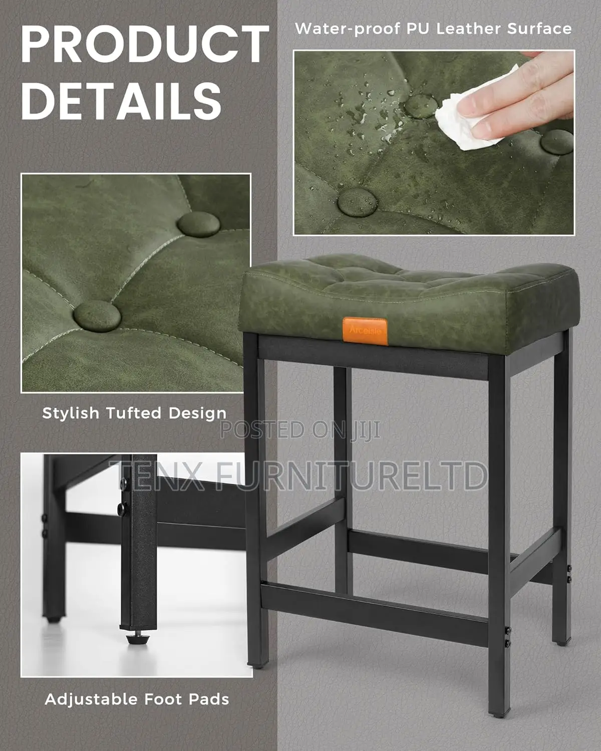 Barstool Forest Green