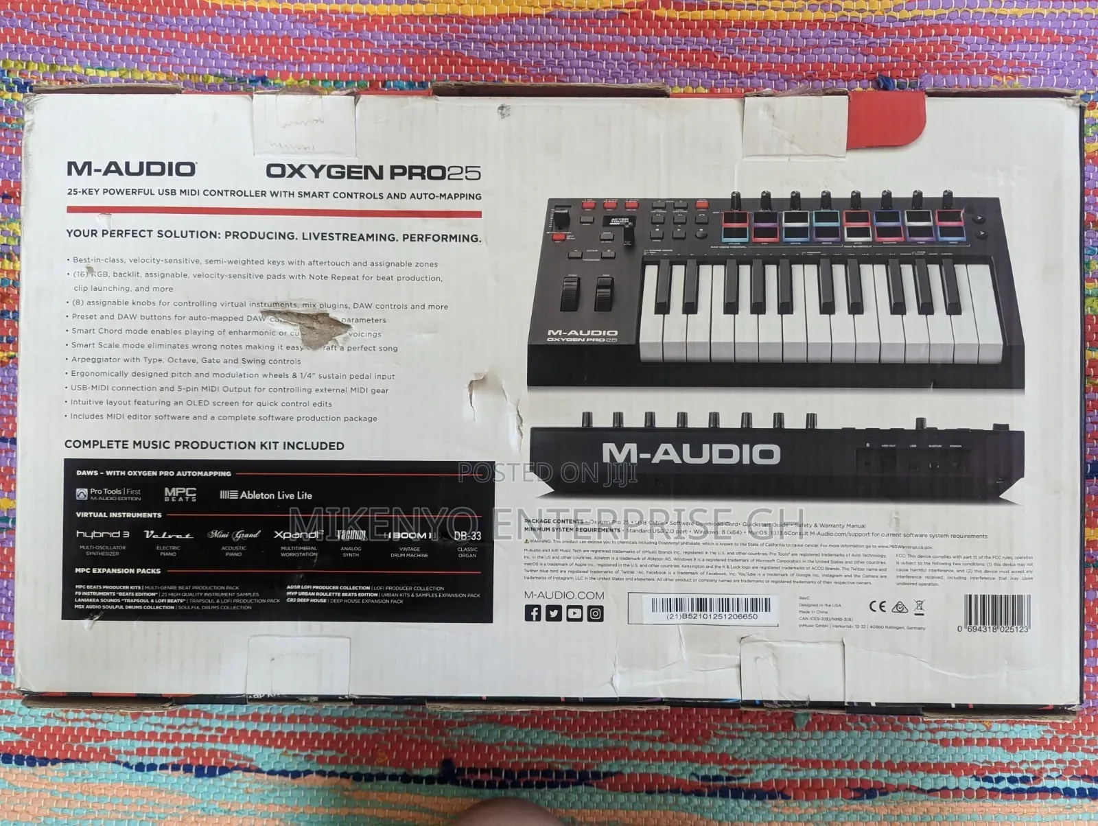 M-Audio Oxygen Pro 25-Key Midi Controller