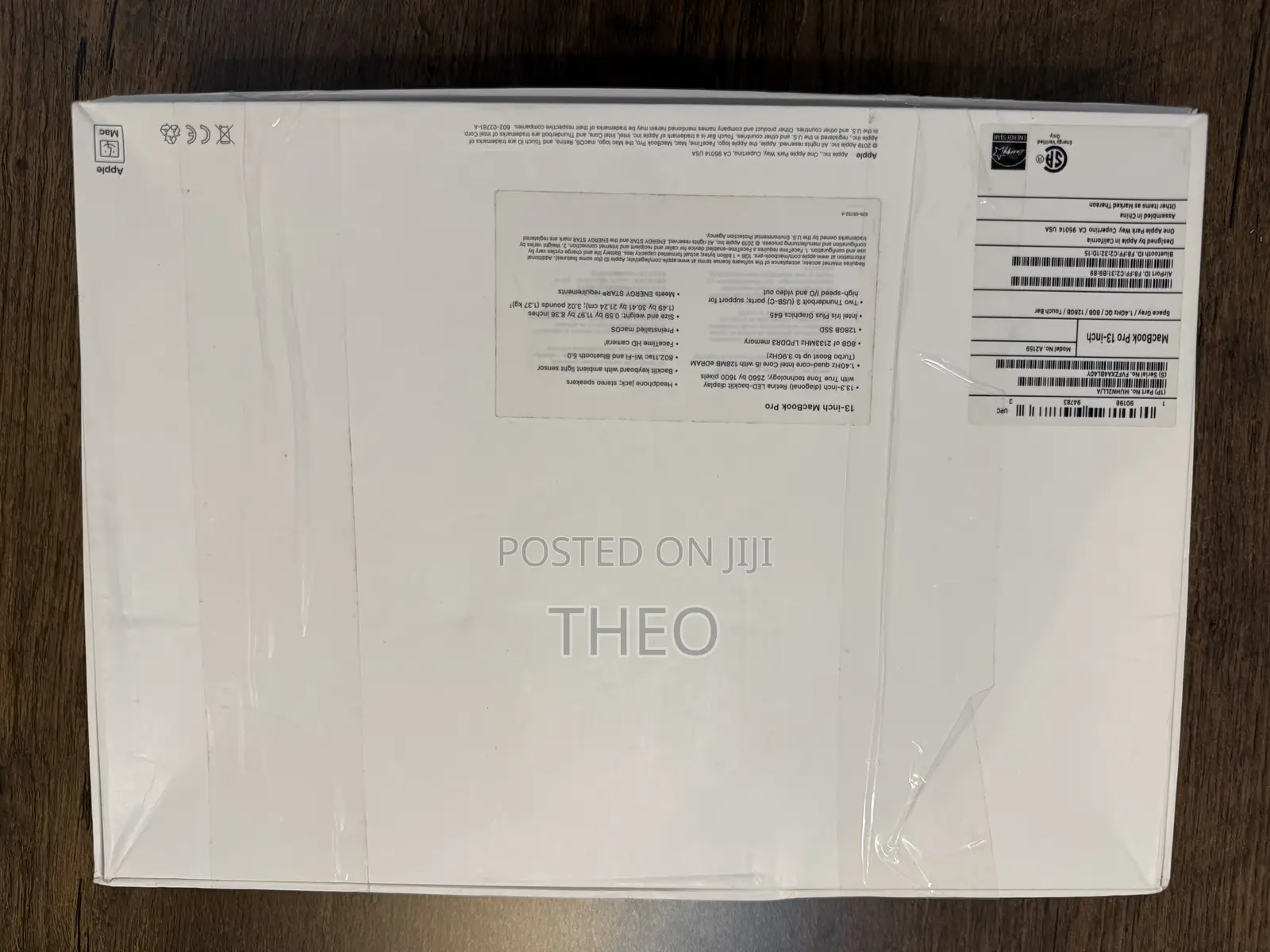 Laptop Apple MacBook Pro 2019 8GB Intel Core i5 SSD 128GB