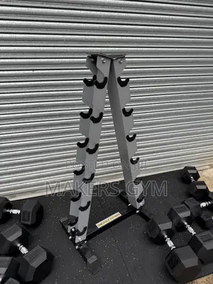 5-30kg Hex Dumbbells Set Vertical Rack.(210kg)