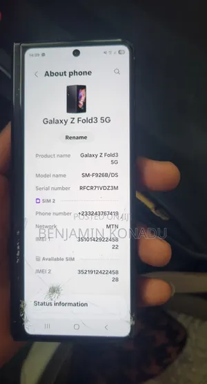 Samsung Galaxy Z Fold 3 256 GB Black