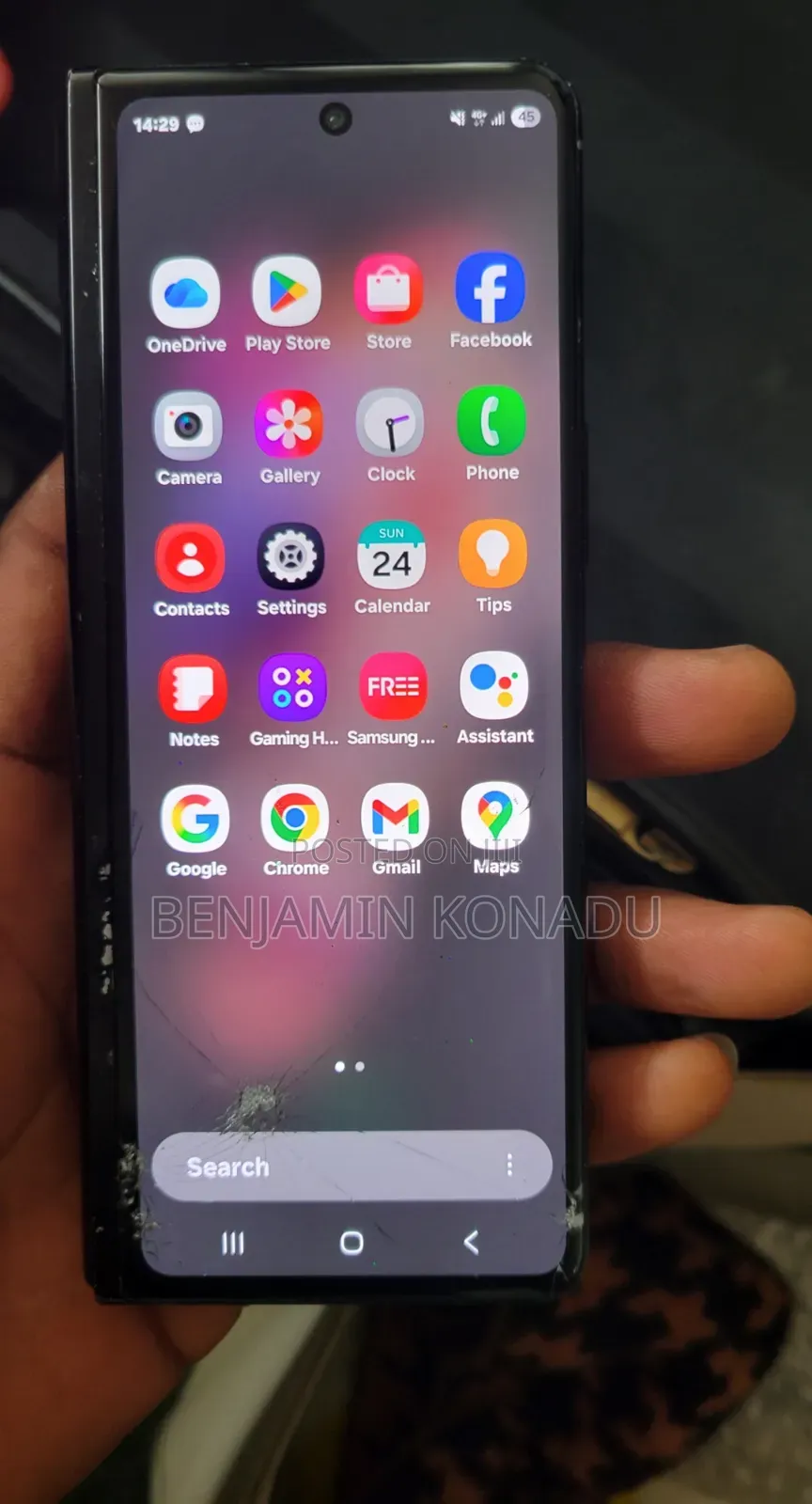 Samsung Galaxy Z Fold 3 256 GB Black