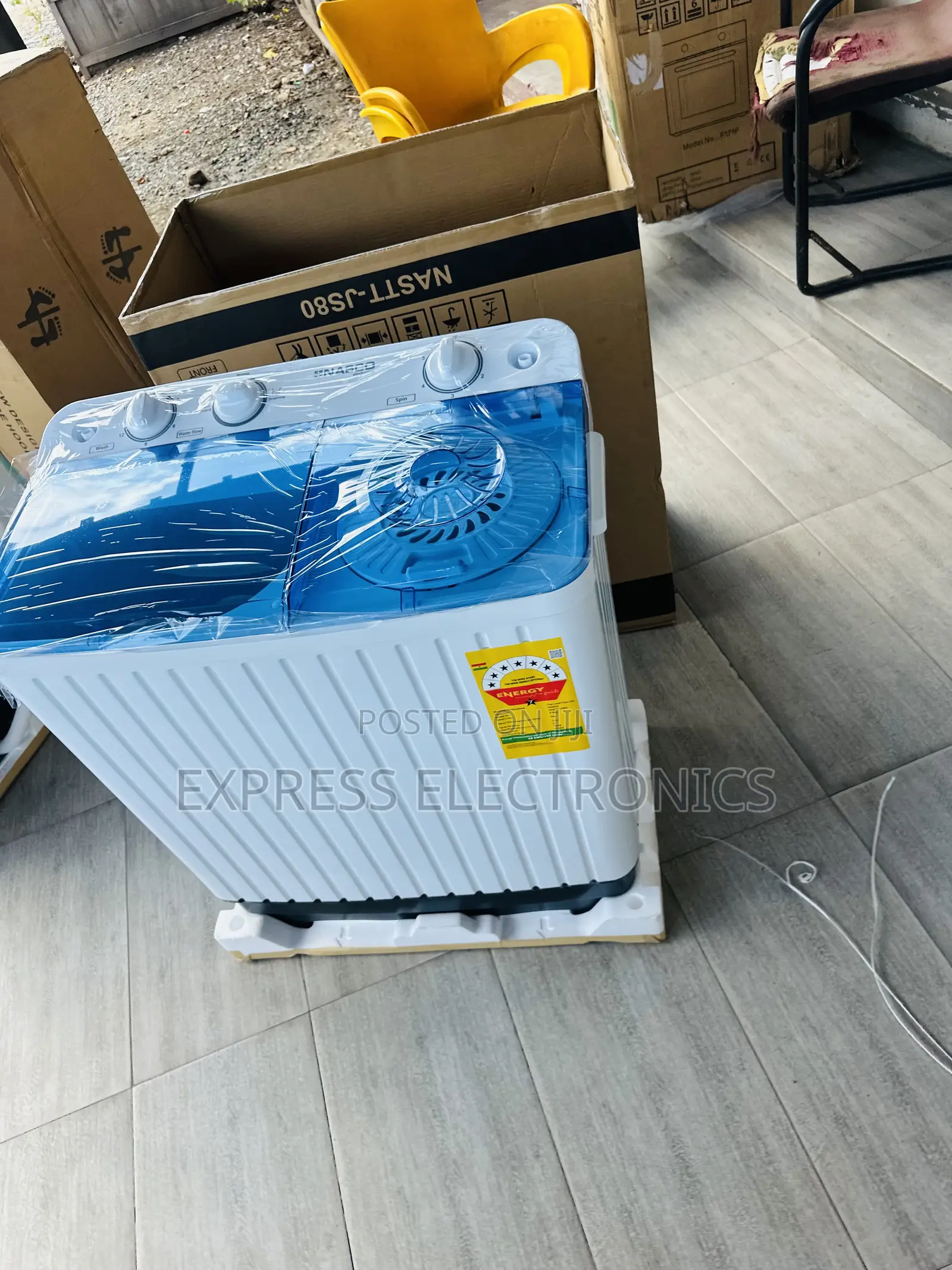 Quick Wash and Spin 7kg Topload Twintub Nasco