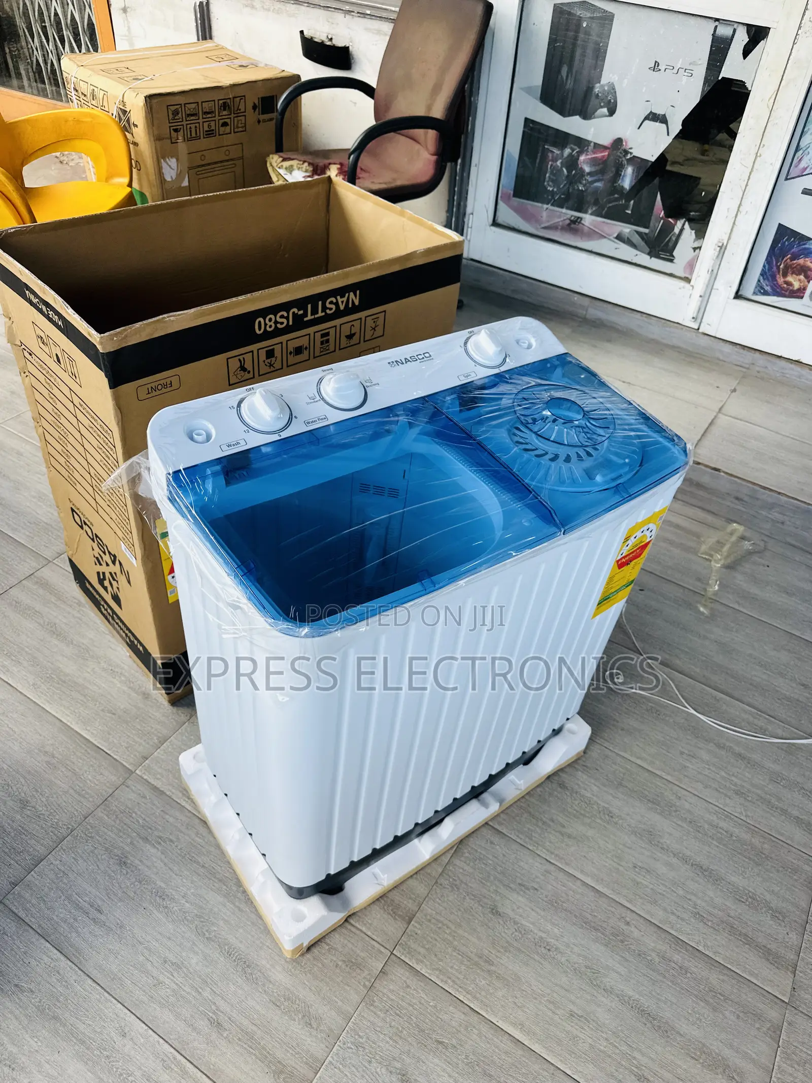 Available Now at Store Nasco 7kg Topload Twintub Semi Automatic
