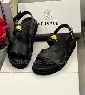 Versace Men's Casual Leather Sandals