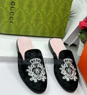 Quality Suede Men's Gucci Half Shoes