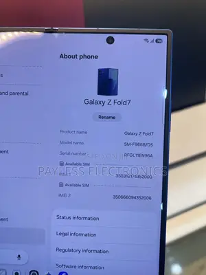 Samsung Galaxy Z Fold7 1 TB Blue