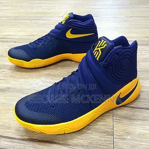 Nike Kyrie 2 "Cavs" Midnight Navy Gold Basketball Shoes