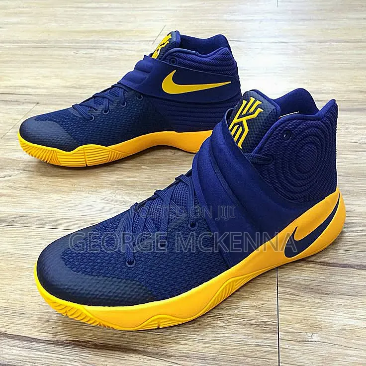 Nike Kyrie 2 "Cavs" Midnight Navy Gold Basketball Shoes