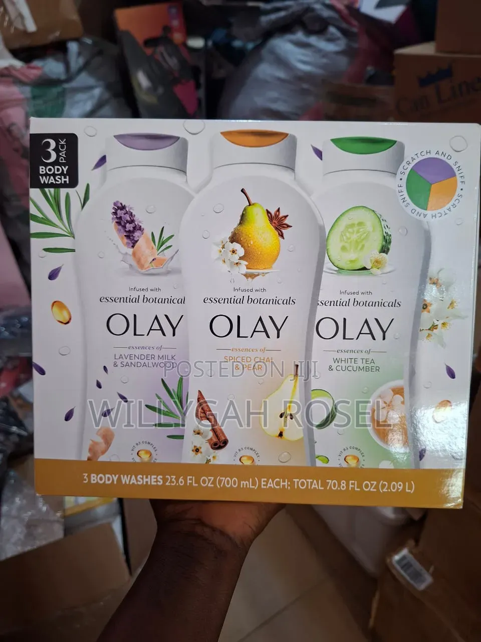 3pk Olay Body Wash