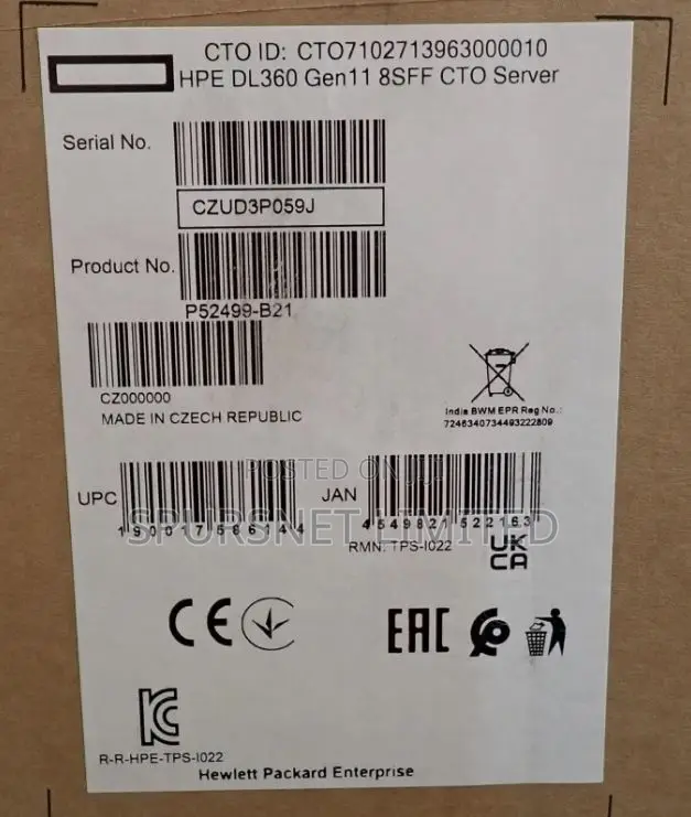 New Server Hp Proliant Dl360 Gen11 32gb Intel Xeon Hdd+Ssd 4t