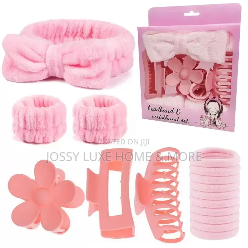 16-piece Hair Accessories (Headband, Clips, Wristbands Hair Ties