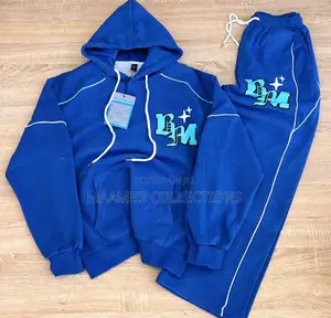 Boohooman Piped Hoodies Top and Down / Tacksuit