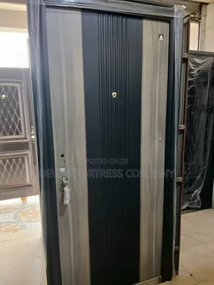 Quality Smooth Black and Gold Design Door Single