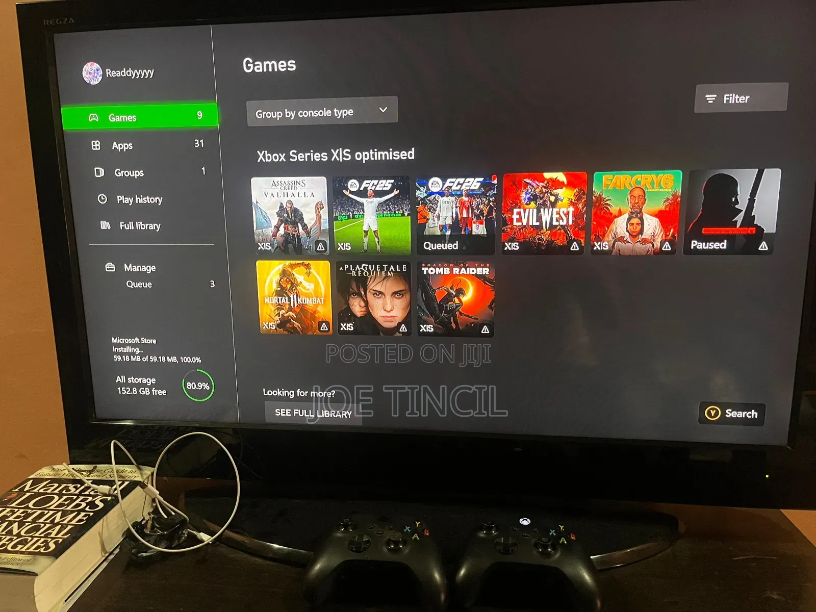 Xbox Series X With 2 Controllers