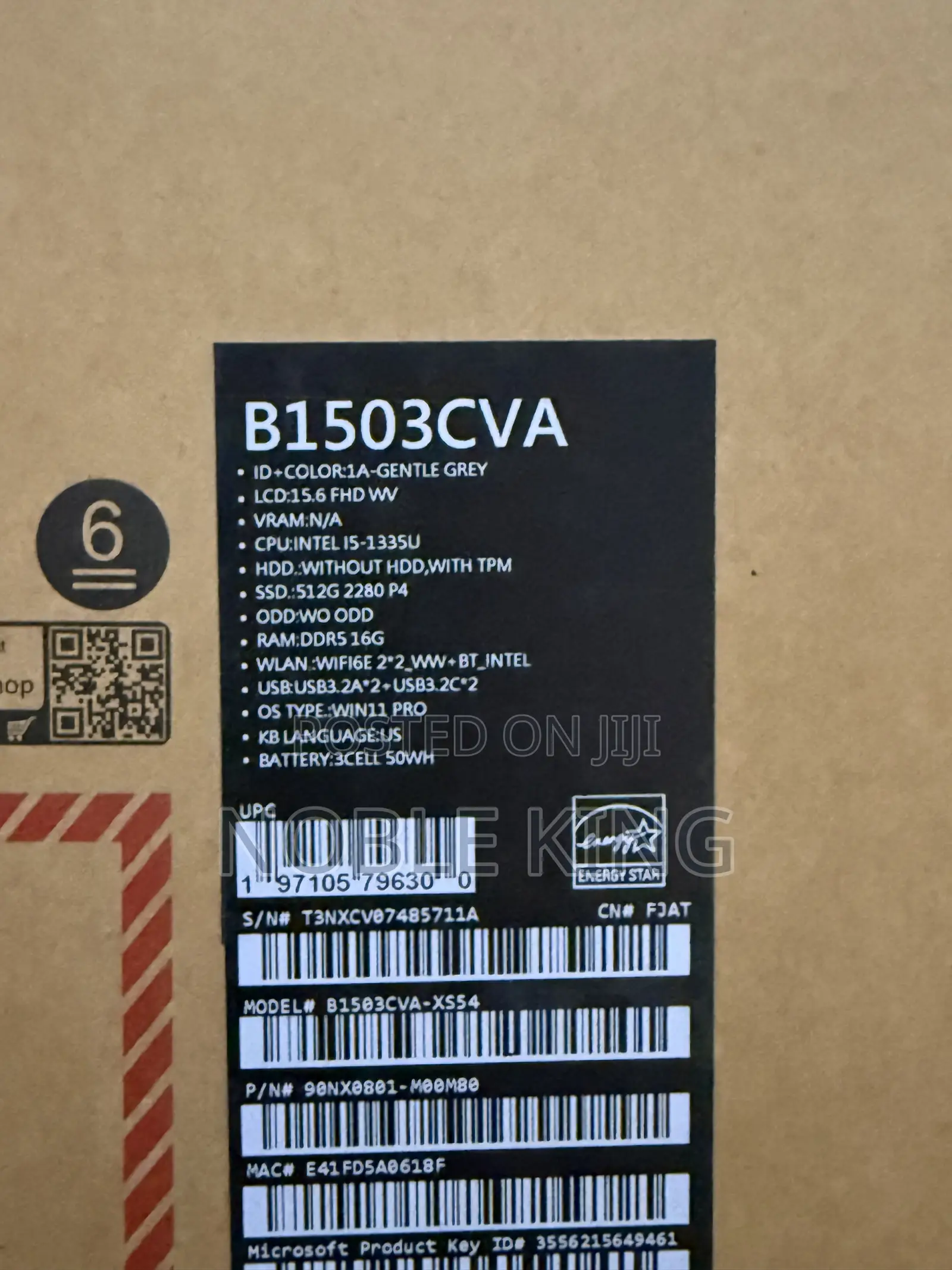 New Laptop Asus ExpertBook B9 B9400CBA 16GB Intel Core i5 SSD 512GB