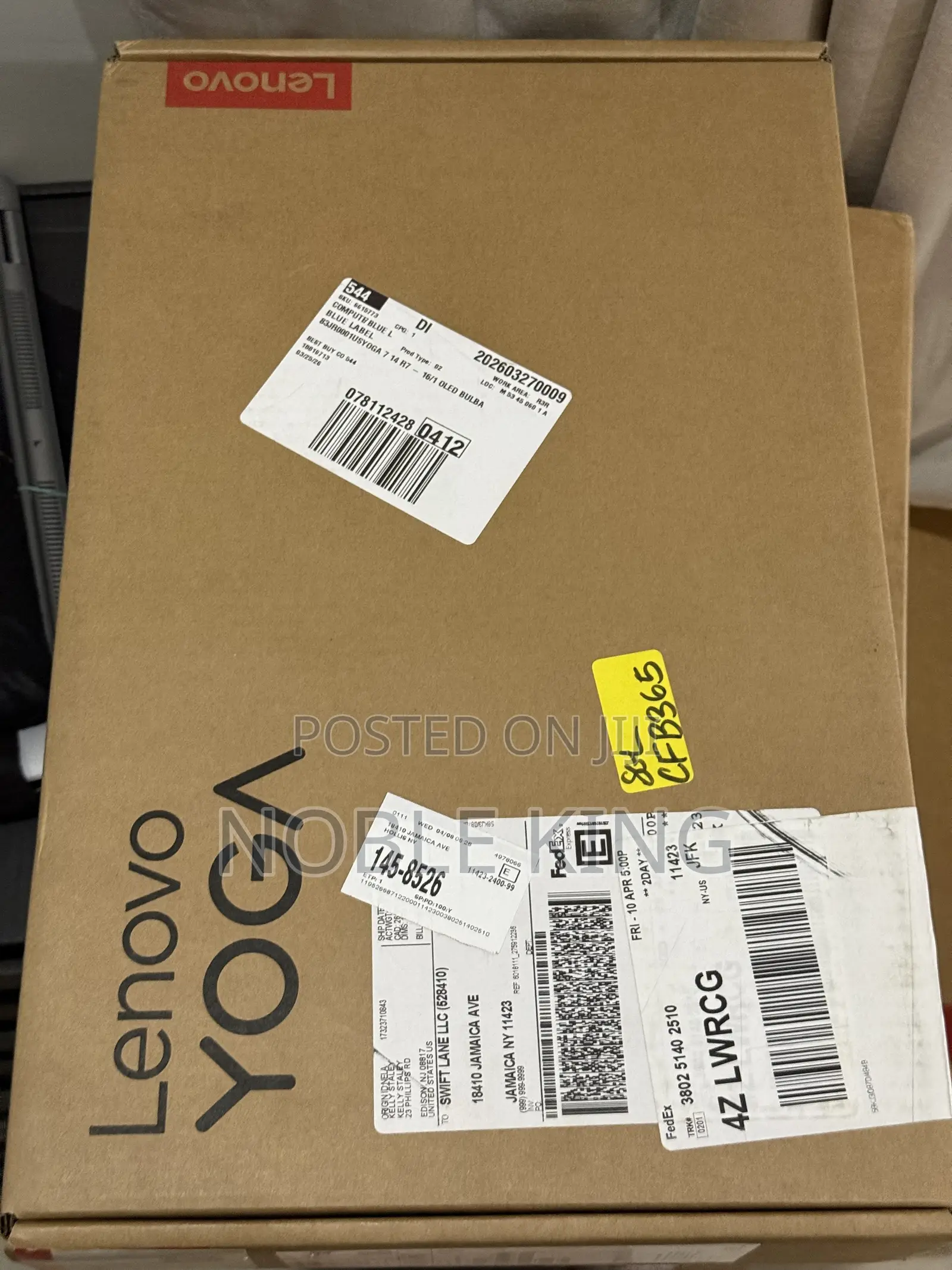 New Laptop Lenovo Yoga 7 15ITL5 16GB AMD Ryzen 7 SSD 1T