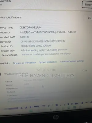 Laptop HP 15 6GB Intel Core i3 SSD 128GB