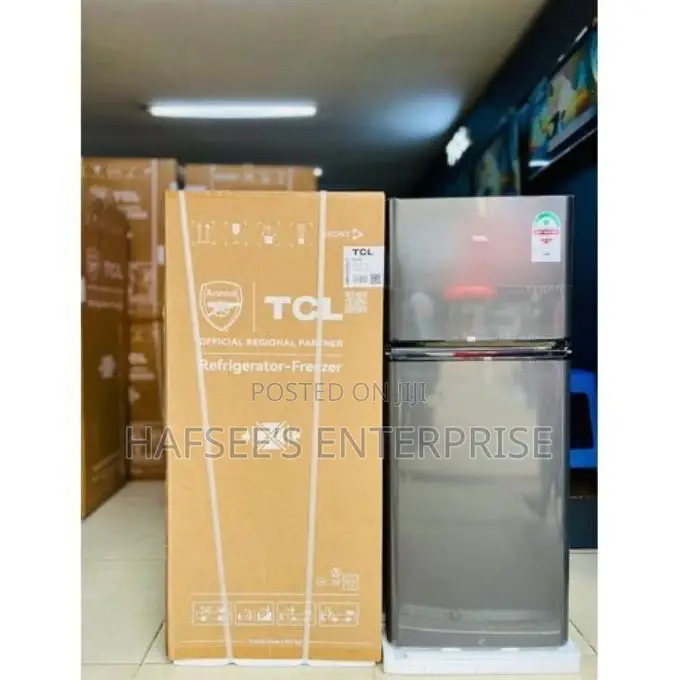 TCL 165 Liters Double Door Refrigerator