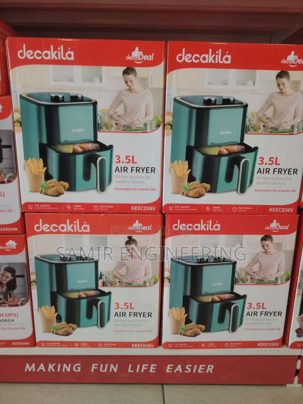 Decakila Keeco36v Is a 3.5-Liter Electric Air Fryer