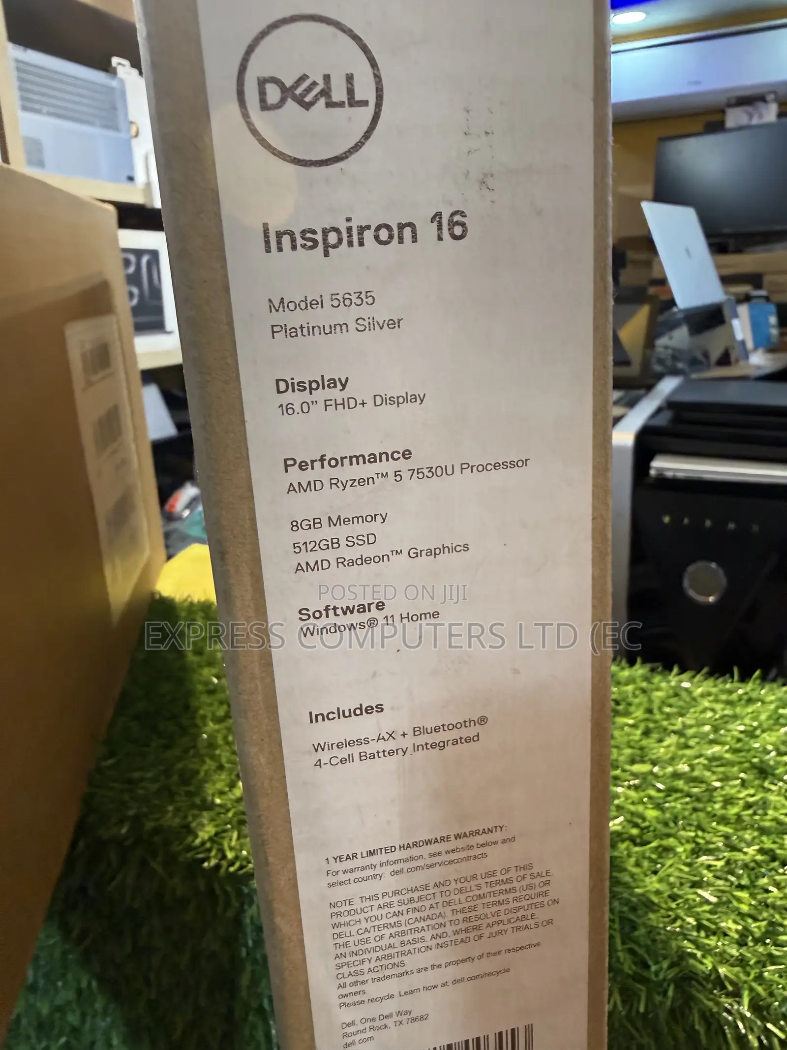 New Laptop Dell Inspiron 16 5620 8GB AMD Ryzen 5 SSD 512GB