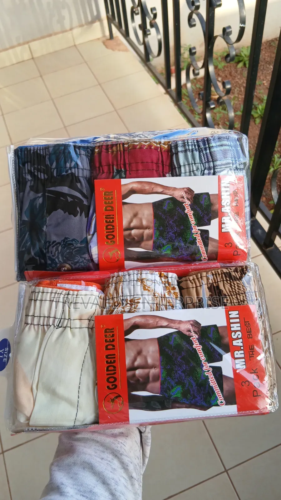 Pure Cotton Men Boxer Shorts