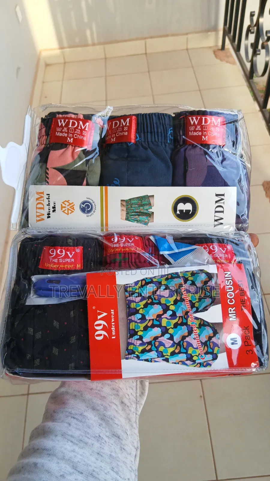 Pure Cotton Men Boxer Shorts