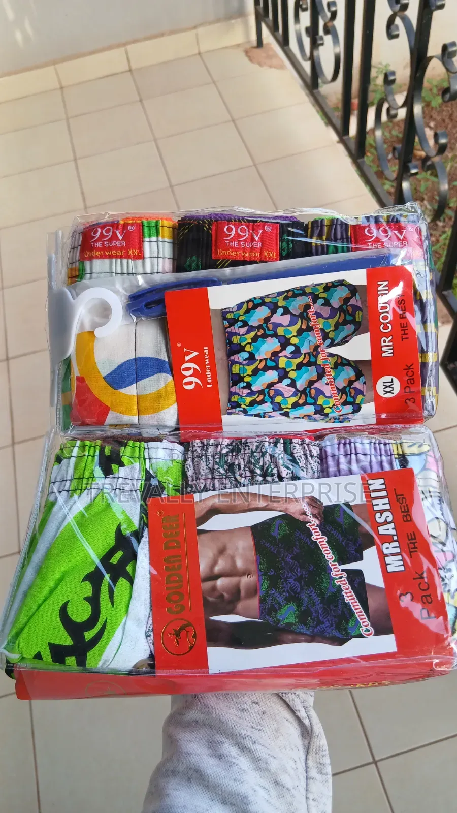 Pure Cotton Men Boxer Shorts