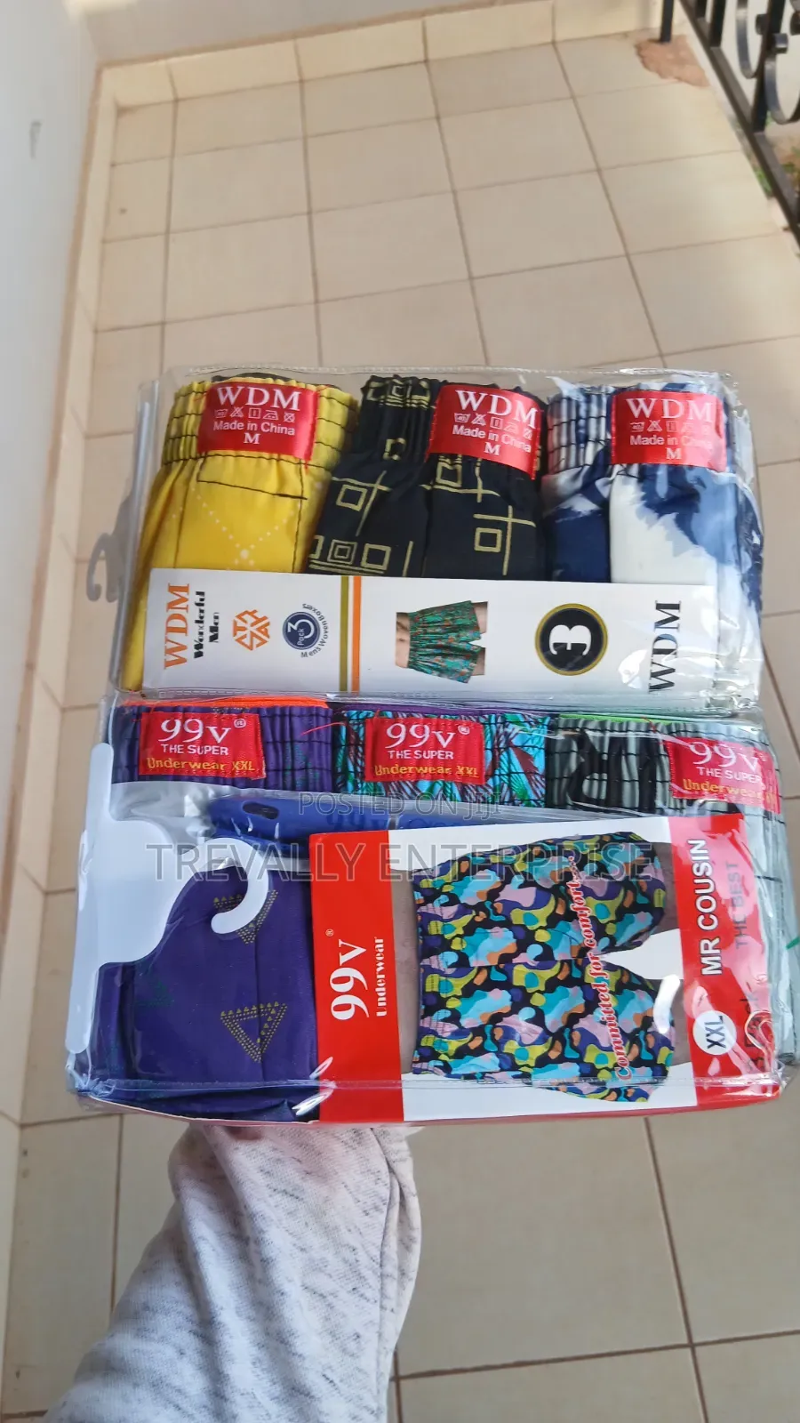 Pure Cotton Men Boxer Shorts
