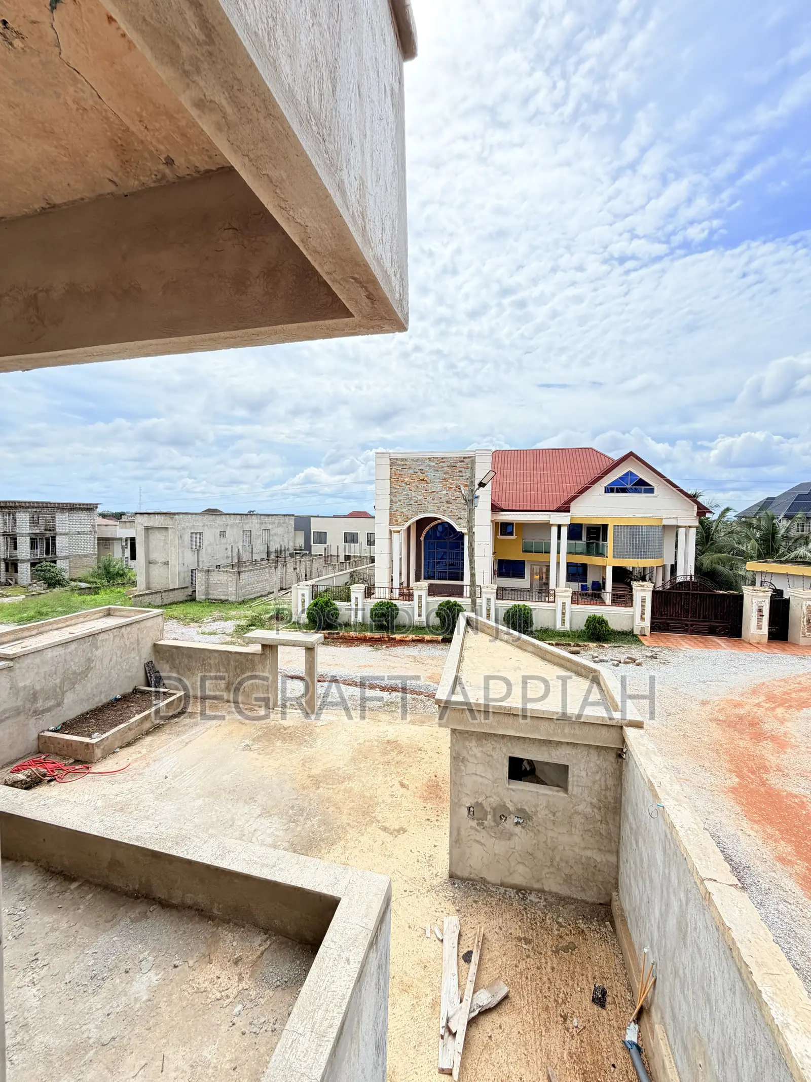 Semi Complete 4 Bedrooms Estate Houses For Sale @ Agric Nzema