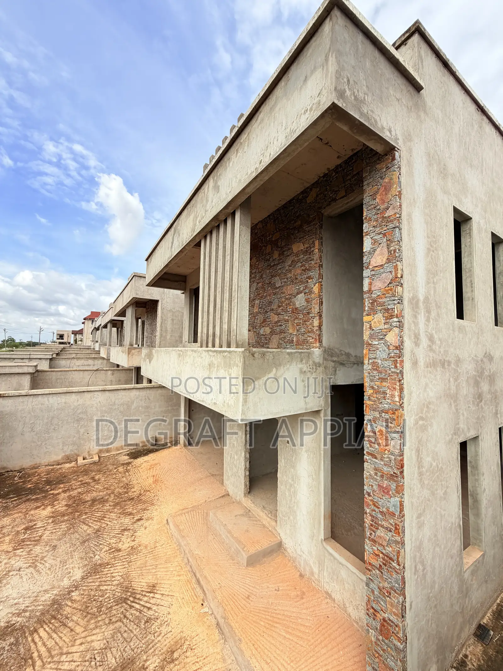 Semi Complete 4 Bedrooms Estate Houses For Sale @ Agric Nzema