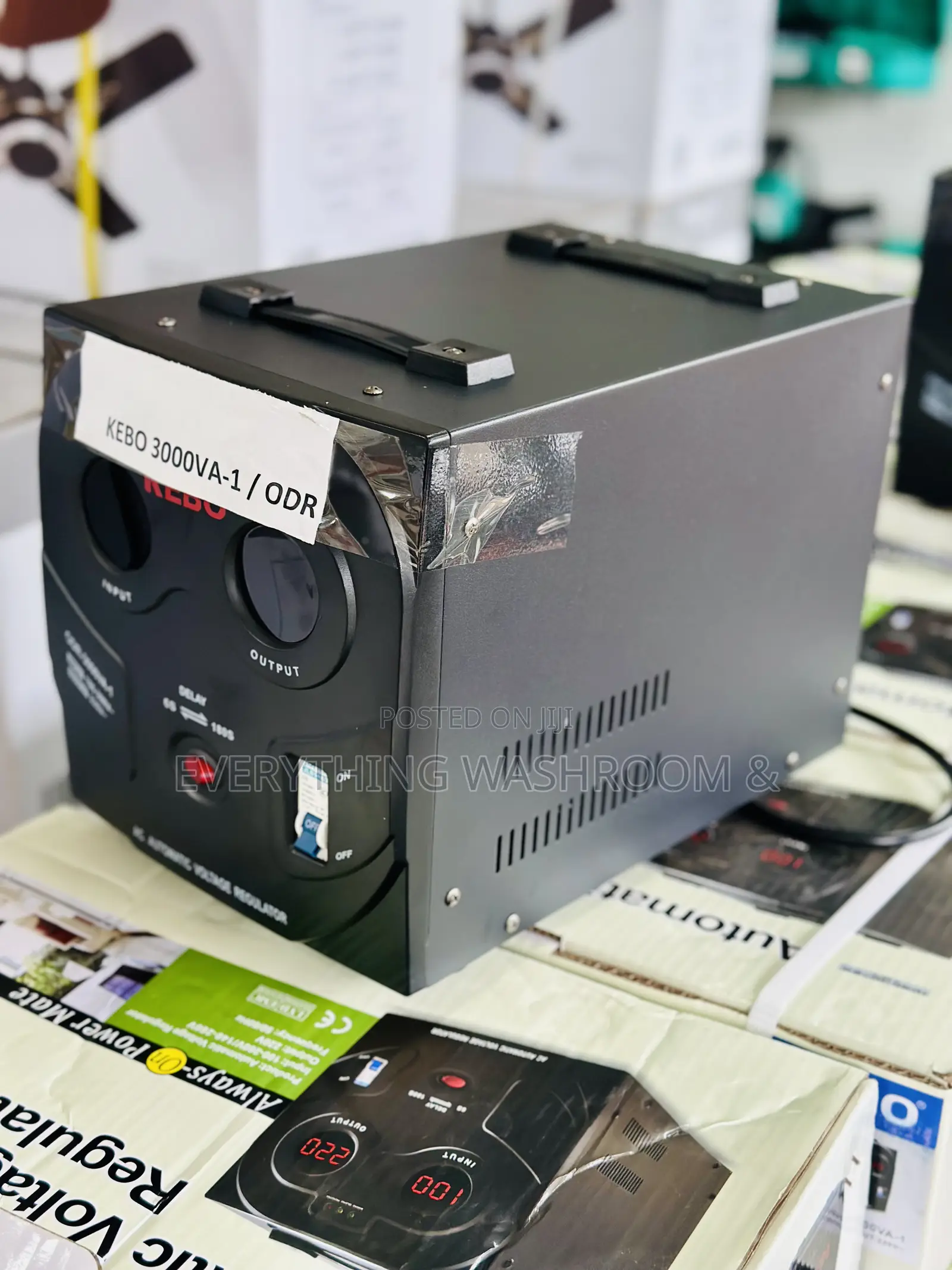 Kebo 3000va Automatic Voltage Regulator (Avr) / Stabilizer