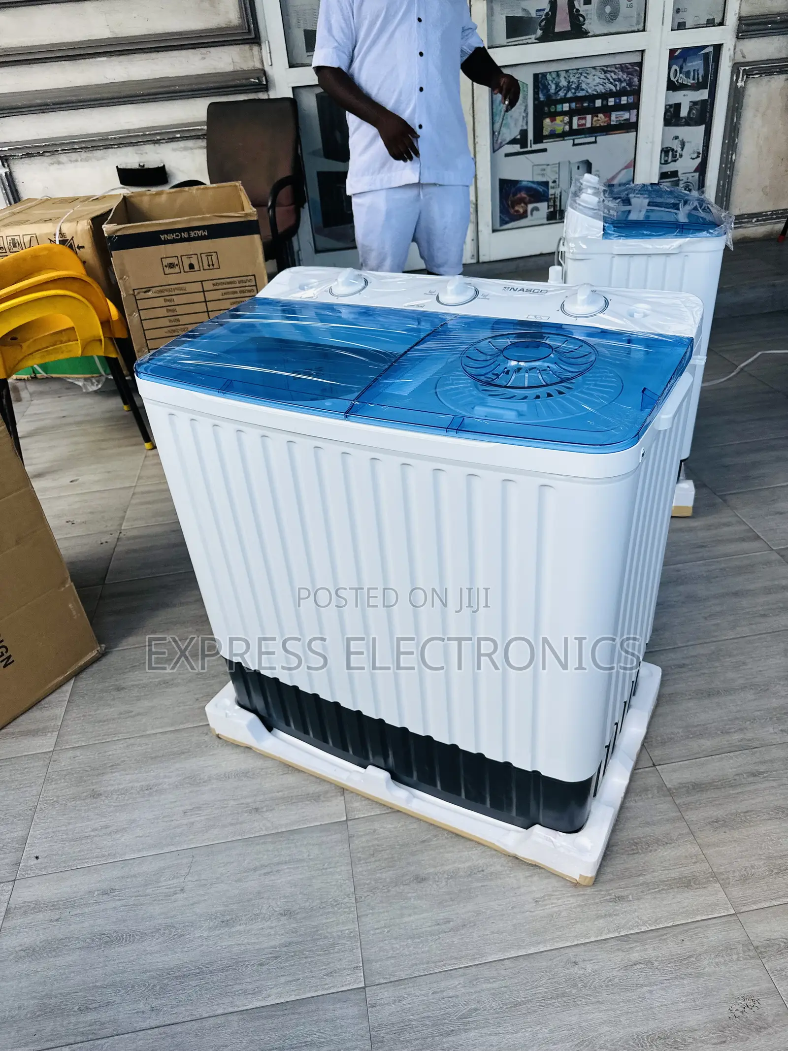 High Quality Wash and Spin 8kg Topload Twintub Nasco