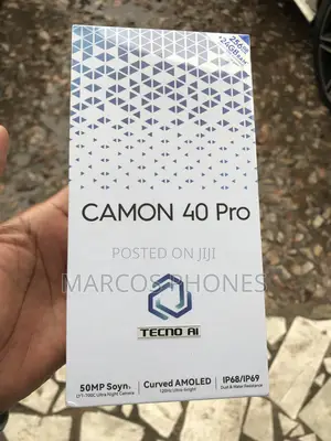New Tecno Camon 40 Pro 5G 256 GB Black