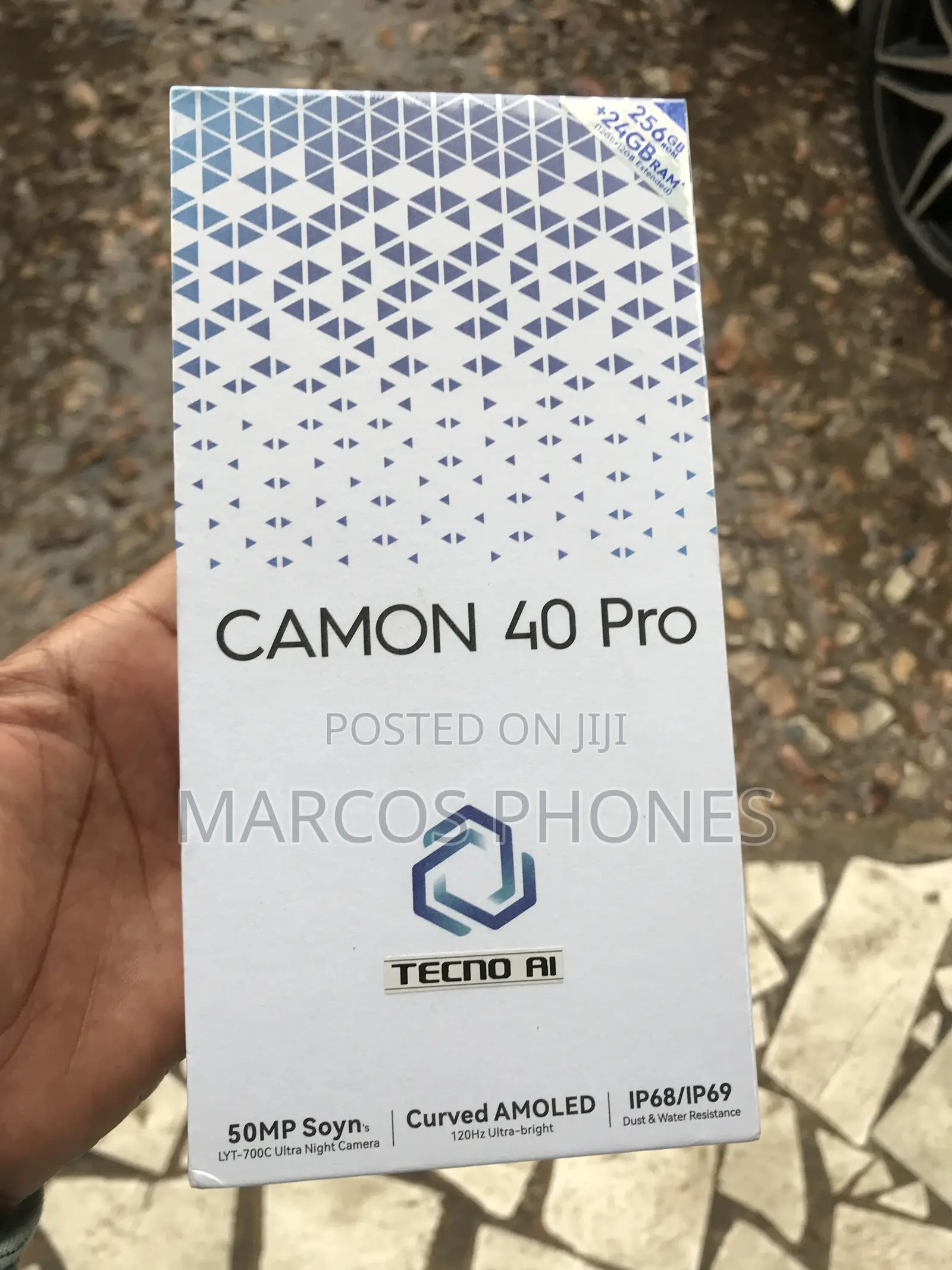 New Tecno Camon 40 Pro 5G 256 GB Black
